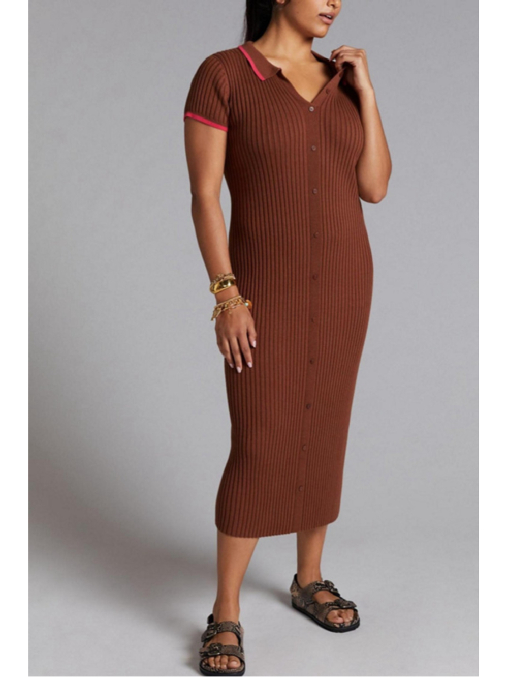 Dolan Slim Knit Midi Dress